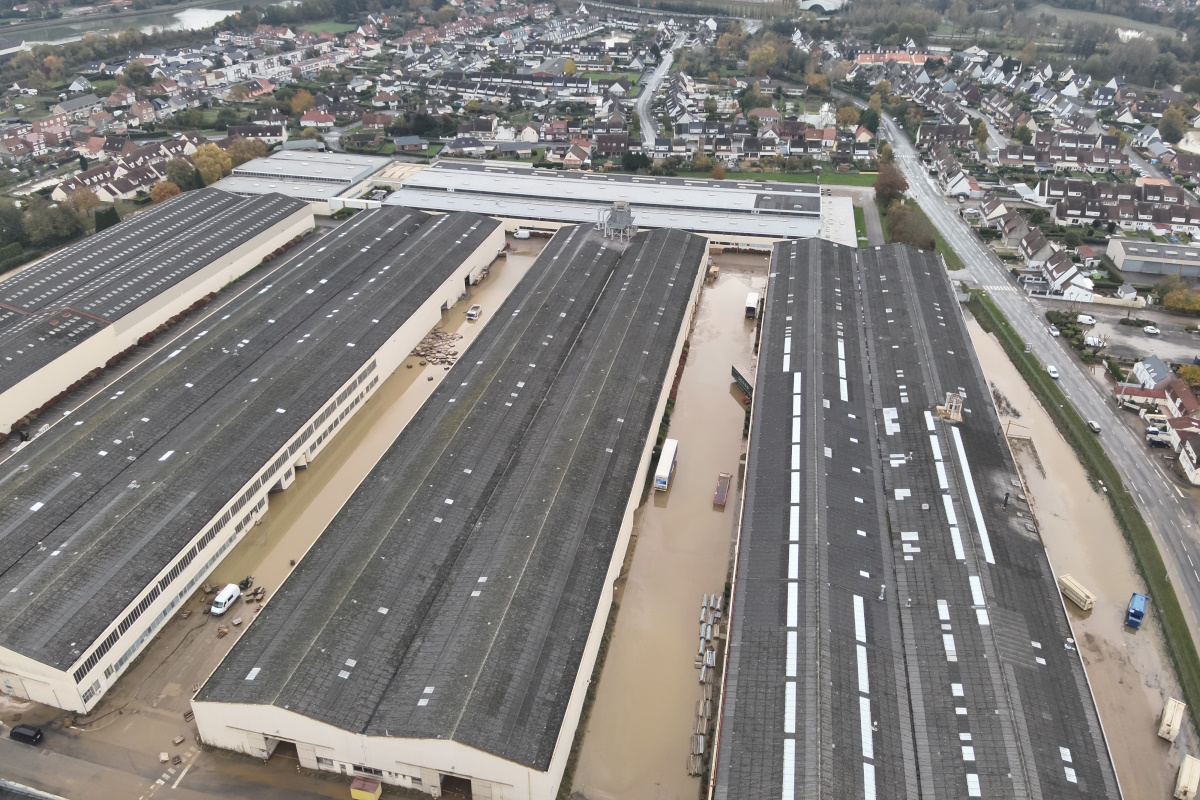 Inondations du Pas de Calais à Ardres - Crédit : service communication du Sdis62