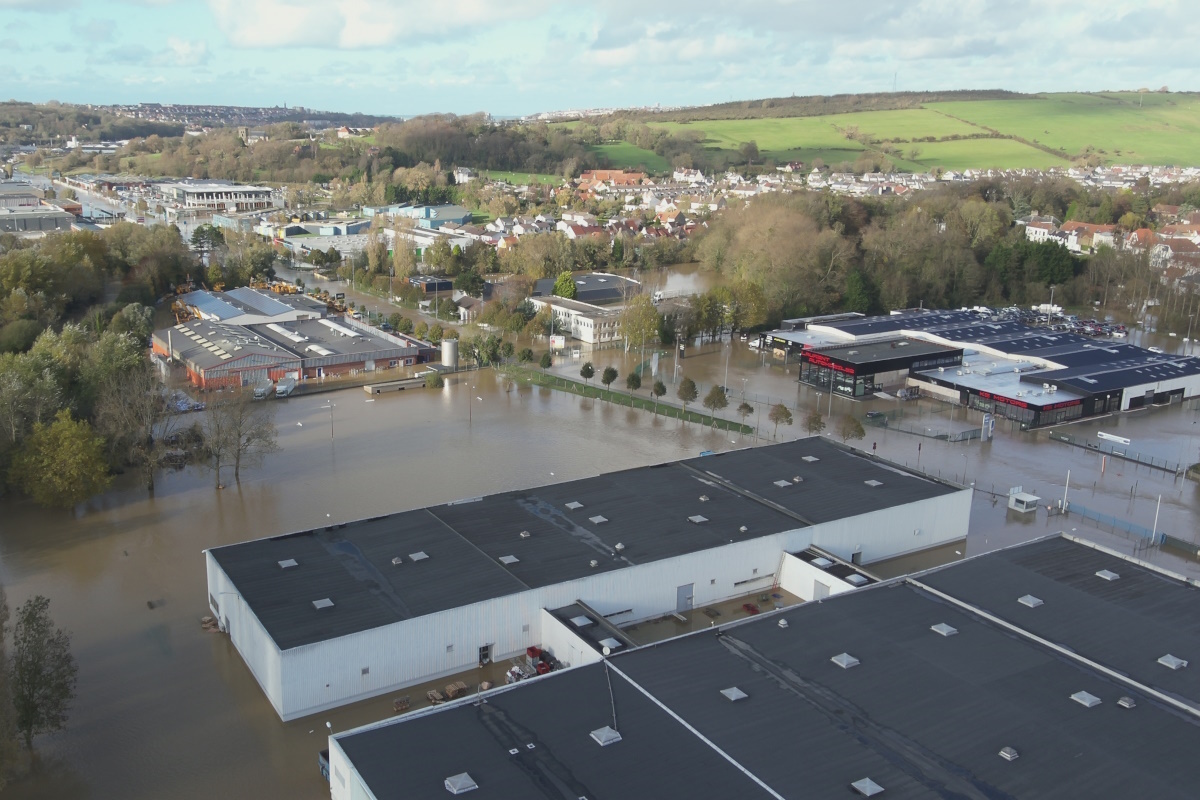 Inondations du Pas de Calais à Saint-Étienne-au-Mont - Crédit : service communication du Sdis62