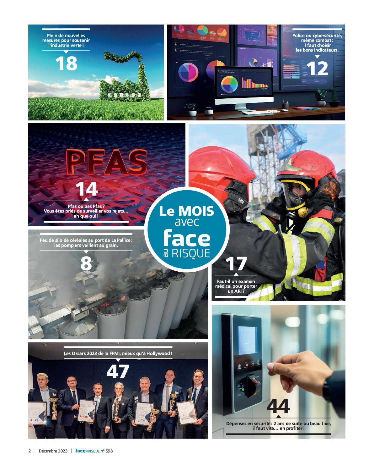 Sommaire en images FAR 598 - Décembre 2023.