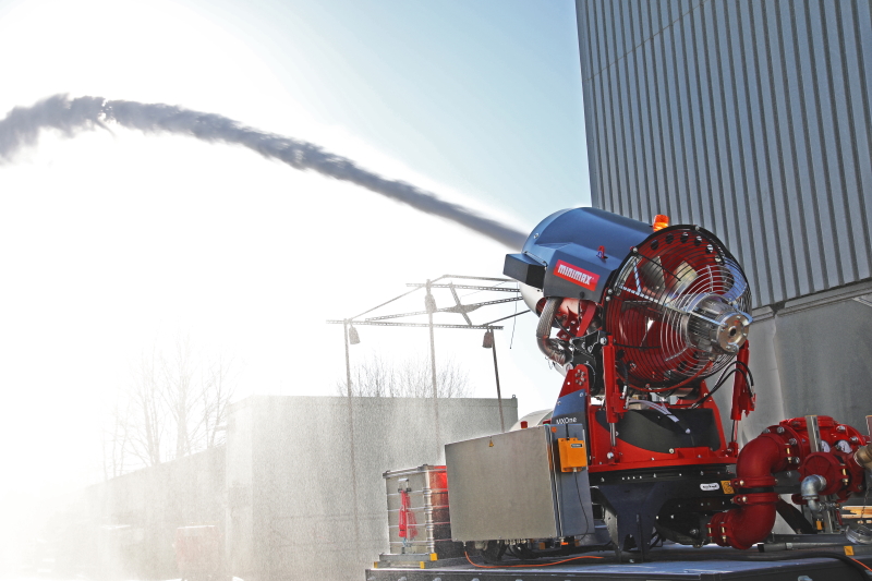 La turbine MXOne lors d'une phase de test au laboratoire de Minimax Viking en Allemagne. Crédit photo Minimax.