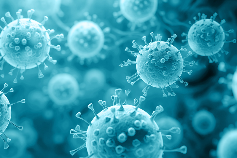 Viruses Microscopic View - Crédit: Fotoyou/AdobeStock