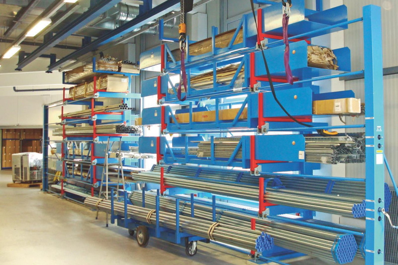 Rack de Stockage à tiroirs simple en situation - Crédit : Segema