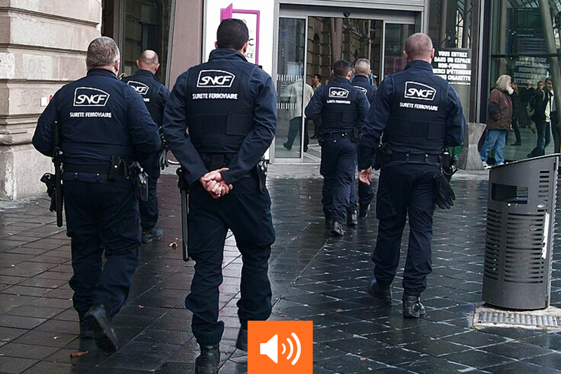 Sûreté ferroviaire - crédit : Kevin.B, CC BY-SA 3.0 - Wikimedia Commons
