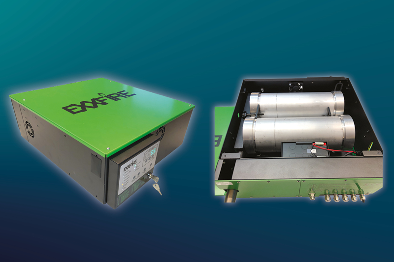 Système Exxfire Siemens, cartouche de gaz Système Exxfire Siemens, cartouche de gaz