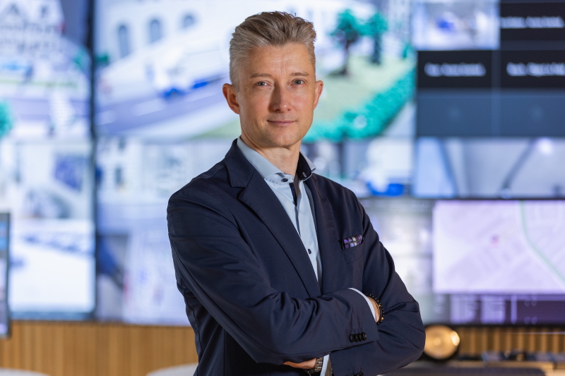 Thomas Jensen, PDG de Milestone Systems, explique les raisons du partenariat avec Wintics. (Crédit photo Karol Truszynski).