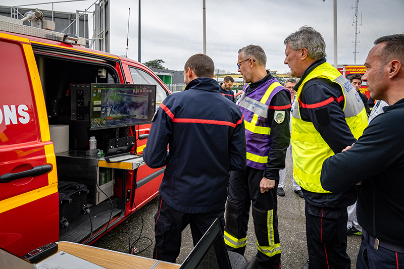 Les pompiers ont utilisé un drone pour surveiller la progression du feu © Mathieu Boutinaud, Sdis 31 Les pompiers ont utilisé un drone pour surveiller la progression du feu © Mathieu Boutinaud, Sdis 31