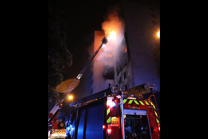 Les pompiers ont dû intervenir de nuit, dans des conditions particulièrement difficiles © Sdis 51 Les pompiers ont dû intervenir de nuit, dans des conditions particulièrement difficiles © Sdis 51