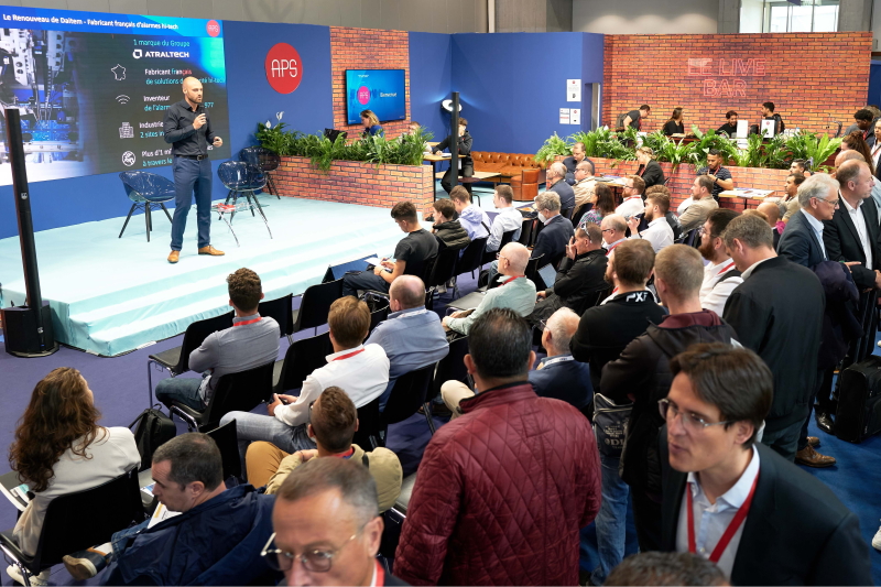 Trois conférences pour APS Academy lors du salon APS 2025 (© Sacha LENORMAND).