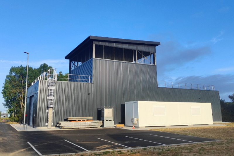 Le 24 octobre, le groupe CNPP a inauguré une nouvelle infrastructure d’essais dédié aux feux de batteries sur son site de Vernon © CNPP