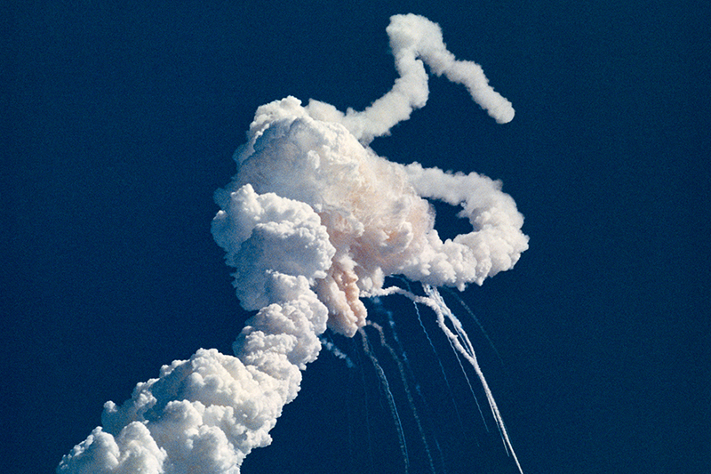Explosion de la navette Challenger © Nasa Johnson/Flickr CC