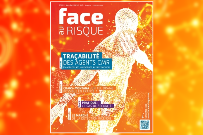 Traçabilité des agents CMR – couv Face au Risque 612 – mars avril 2026 Traçabilité des agents CMR - couv Face au Risque 612 - mars avril 2026